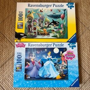 Ravensburger Puzzle Set - Underwater and Fairy Tale Themes